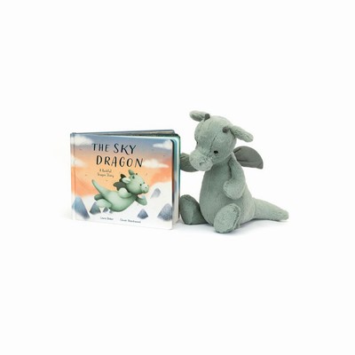 Jellycat The Sky Dragon and Bashful Dragon Medium UK | 07582BDQT